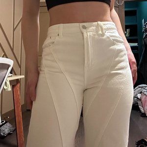 white jeans